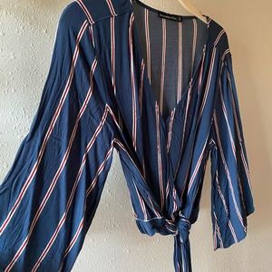 Abercrombie and Fitch Tie Wrap Top